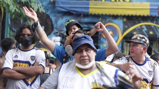 Argentina: Hundreds of Maradona fans celebrate Boca Fan Day in Buenos Aires