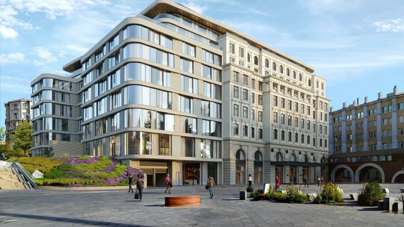 "Киевская площадь" откроет отель Raffles на Варварке в Москве в 2022 году