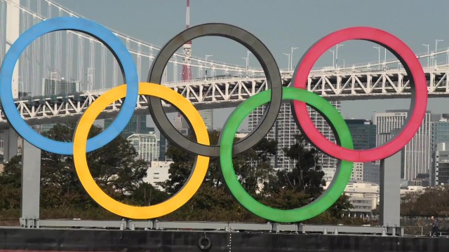 Олимпийские кольца вернулись в Токийский морской парк Одайба