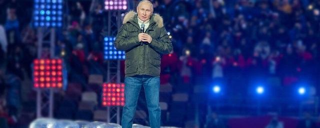 Путин, звезды и слезы радости: как прошла «Крымская весна» в Лужниках