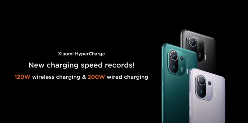 8 минут по проводу и 15 минут по без проводу: Xiaomi представила сверхбыструю зарядку HyperCharge с мощностью до 200 Вт