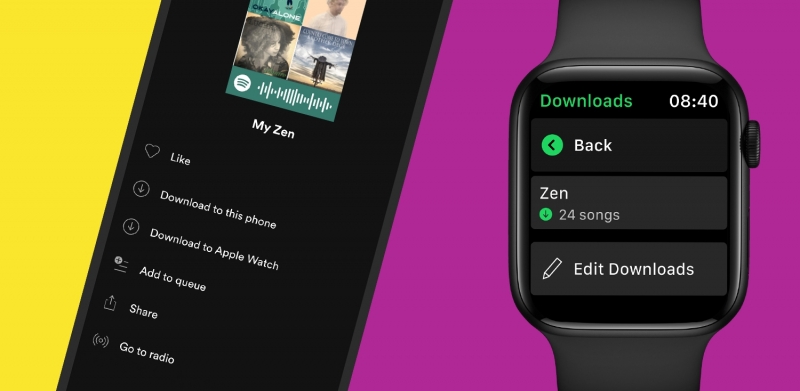 Наконец-то! В Spotify появилась возможность скачивать музыку на Apple Watch
