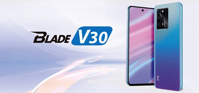 ZTE Blade V30: IPS-дисплей на 6.67 дюймов, камера на 64 МП, аккумулятор на 5000 мАч и процессор Unisoc Tiger T618 за $256