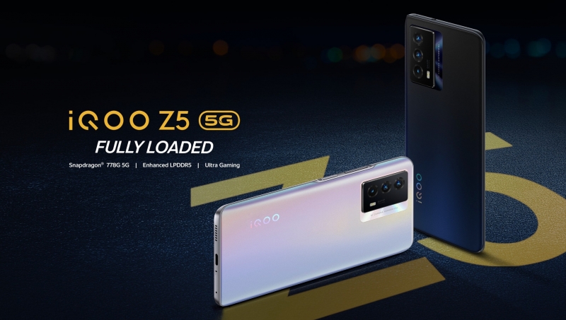 iQOO Z5 5G с чипом Snapdragon 778G, экран на 120 Гц и батарея на 5000 мАч вышел за пределами Китая