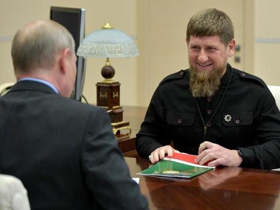 Путин встретился в Москве с Кадыровым