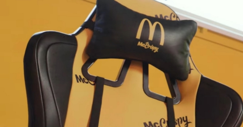 McDonald’s разыгрывает редкое геймерское кресло с зоной подогрева для бургеров