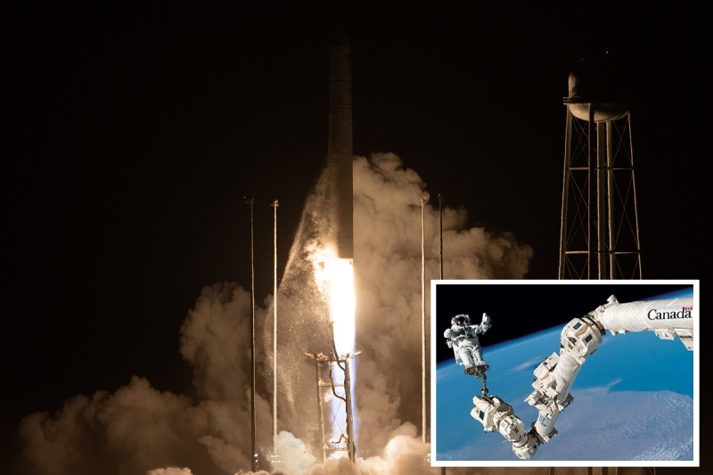 Northrop Grumman и NASA отправили к МКС космический корабль Cygnus – он будет присоединён к модулю Unity с помощью робота Canadarm-2
