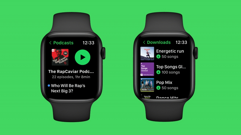 Spotify представил новую версию приложения для Apple Watch