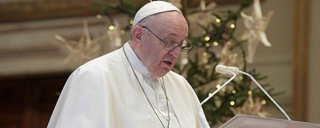 Папа римский Франциск призвал верующих сэкономить на Рождестве, чтобы помочь Украине
