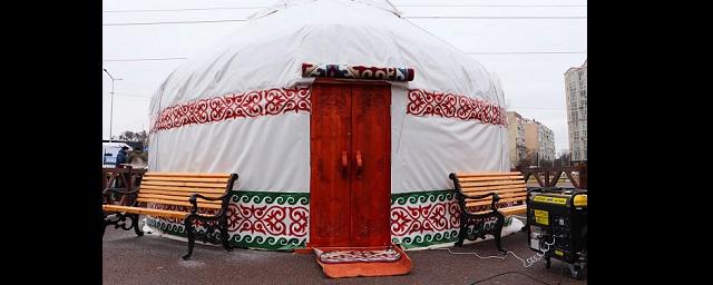 В Буче установлена «Юрта несокрушимости» при поддержке Казахстана