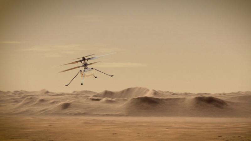 Ingenuity обновил рекорд высоты во время 50-го полёта над поверхностью Марса