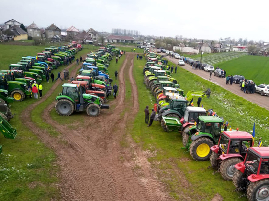 Разгневанные румынские фермеры устроили бунт из-за украинского зерна
