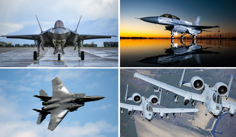 США отправят в Европу истребители F-35, F-15C, F-16 и штурмовики A-10 Thunderbolt II в рамках самого большого трансатлантического перемещения воздушных сил
