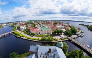 Исследование достопримечательностей города Выборг на северо-западе Ленинградской области
