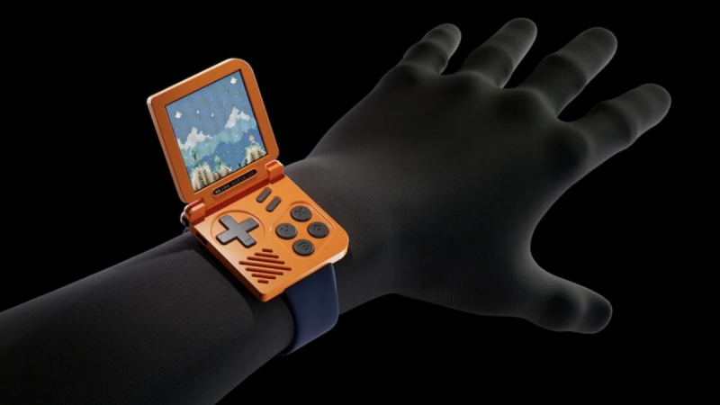 Retro Gaming Watch: наручные часы, которые превращаются в игровую приставку в стиле Game Boy