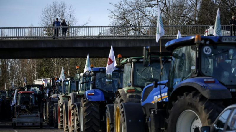 Французские фермеры вышли на массовые акции протеста