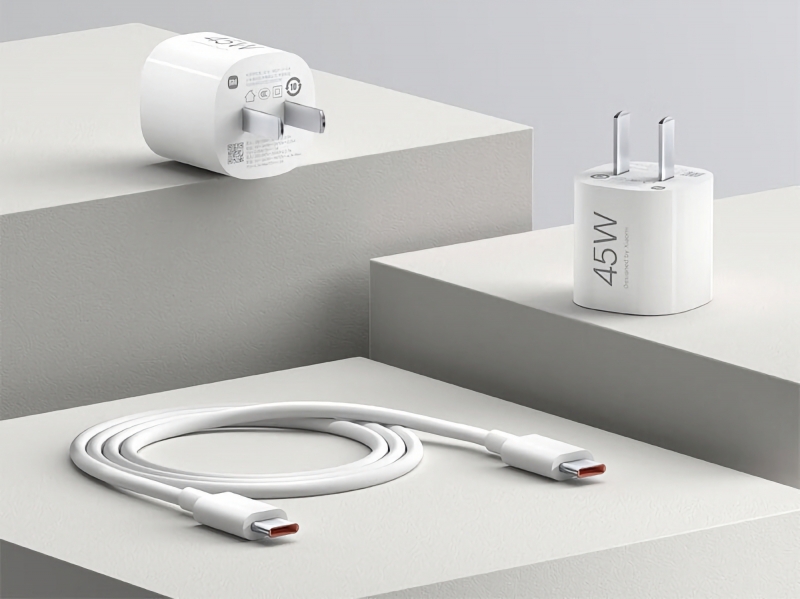 Xiaomi представила  GaN-зарядку на 45 Вт с кабелем USB-C в комплекте и ценой $8