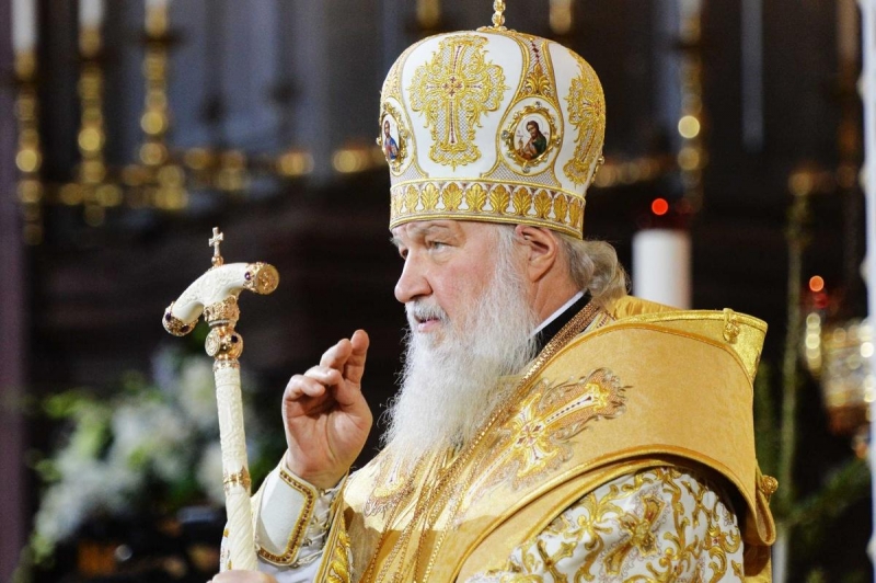 Патриарх Кирилл не смог произнести проповедь после литургии
