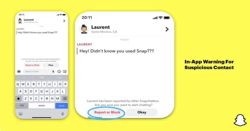 Snapchat вводит функции блокировки подозрительных аккаунтов для защиты подростков