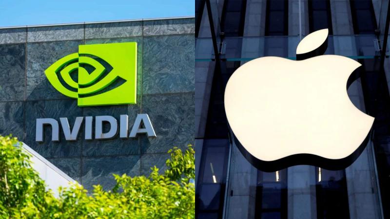 Nvidia обошла Apple, становясь самой дорогой компанией мира, благодаря высокому спросу на ИИ-чипы