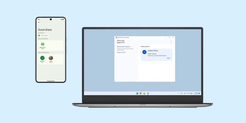 Google расширяет функционал Quick Share, включая поддержку ARM-устройств на Windows 11